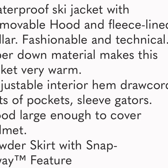 Obermeyer Leighton Champagne or gold full zip winter/ski jacket size 6 - Picture 6 of 16